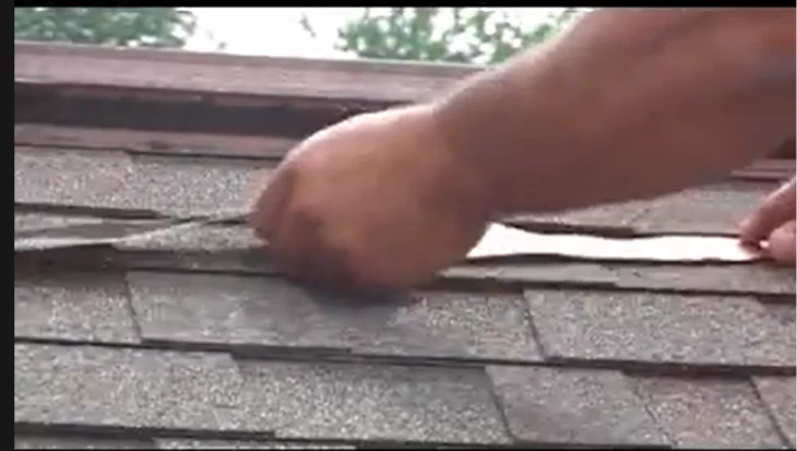 zinc strips fitting on roof
