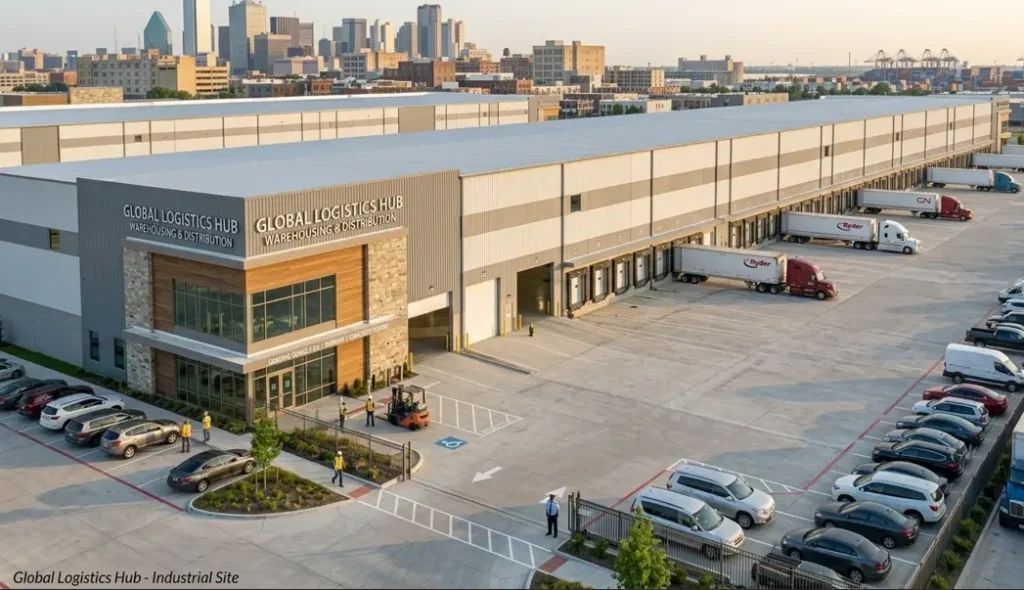 Professional cleaning services for industrial warehouses and loading docks in Lafayette.